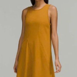 NWT lululemon Ribbed Modal-Cotton Dress Size 6 Spiced Bronze. New with Tags